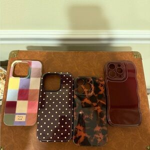 Stylish Multicolor Phone Case Set